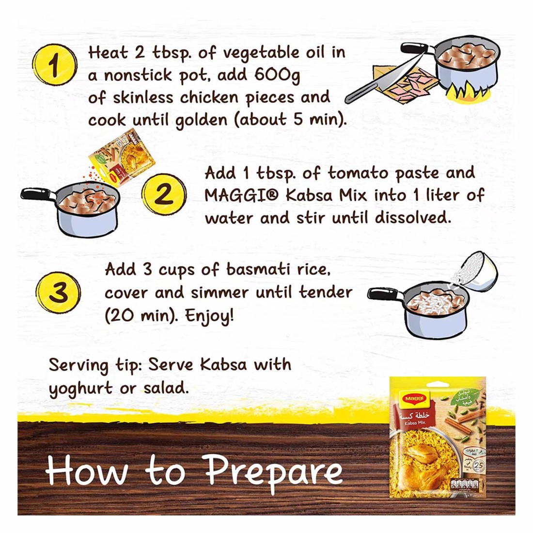 Nestle Maggi Natural Kabsa Mix 37g