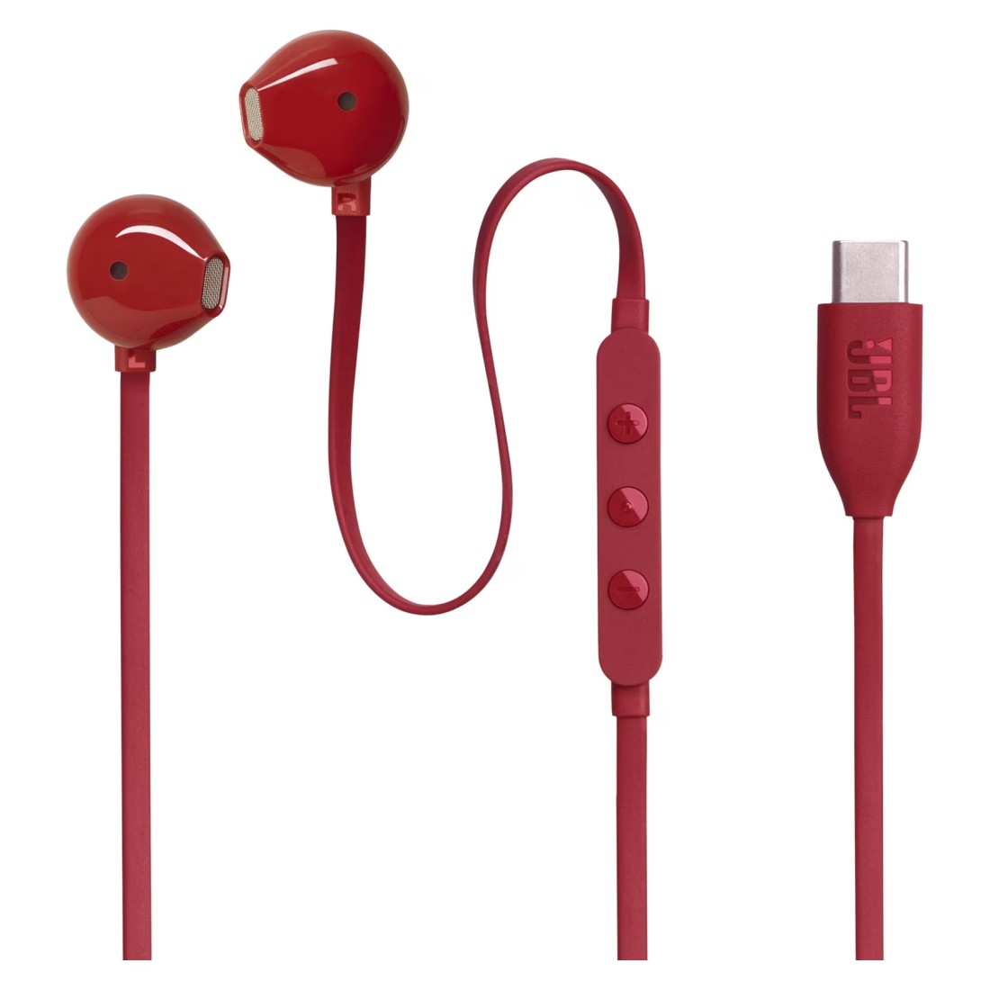 جي بي ال تيون 305C USB-C سماعات أذن سلكية داخل الأذن - أحمر