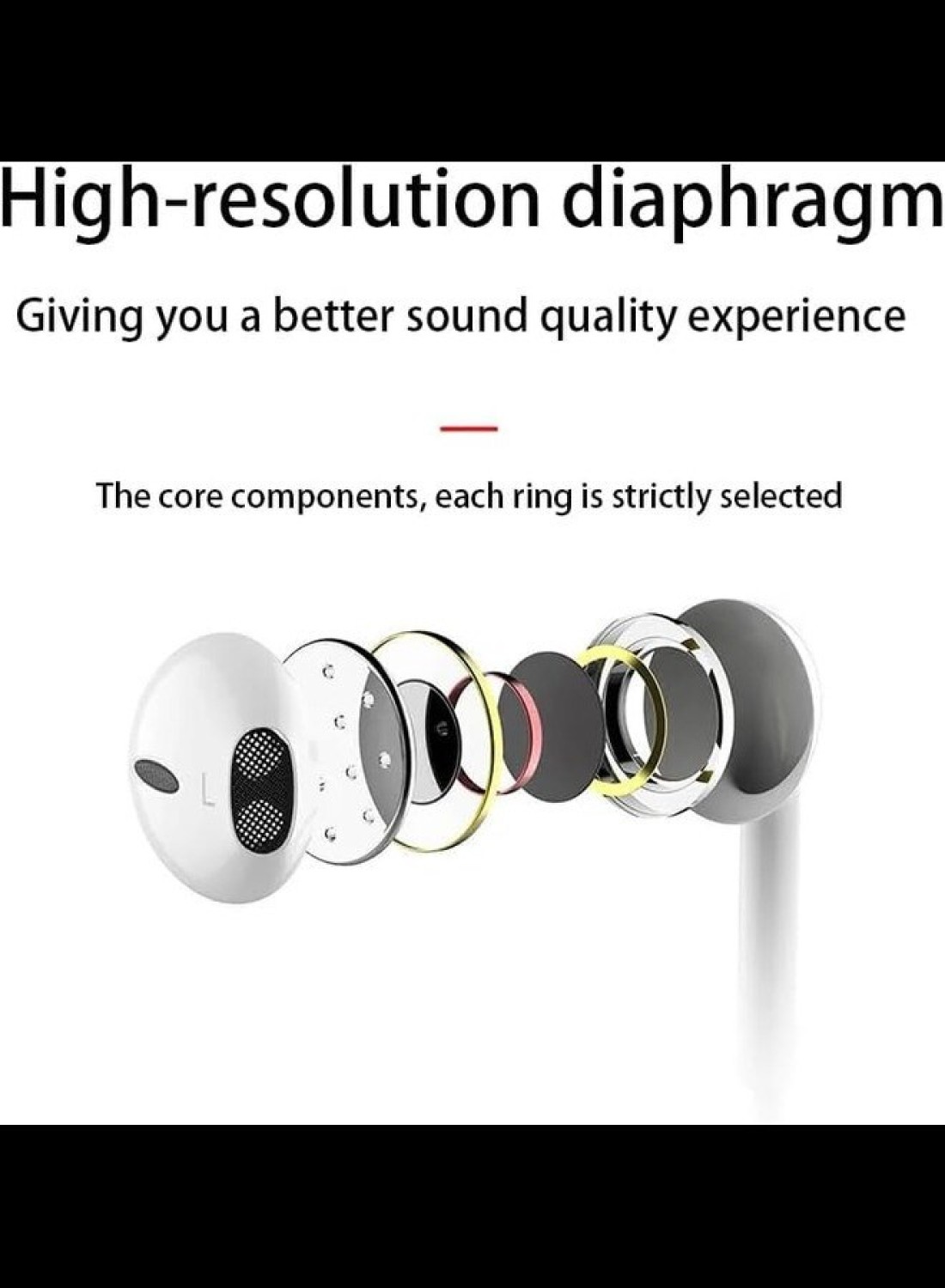 Radiotronics Ear Pods Headphones Compatible with iPhone, Wired Ear Buds with Built-in Remote to Control Volume, Music and Phone Calls