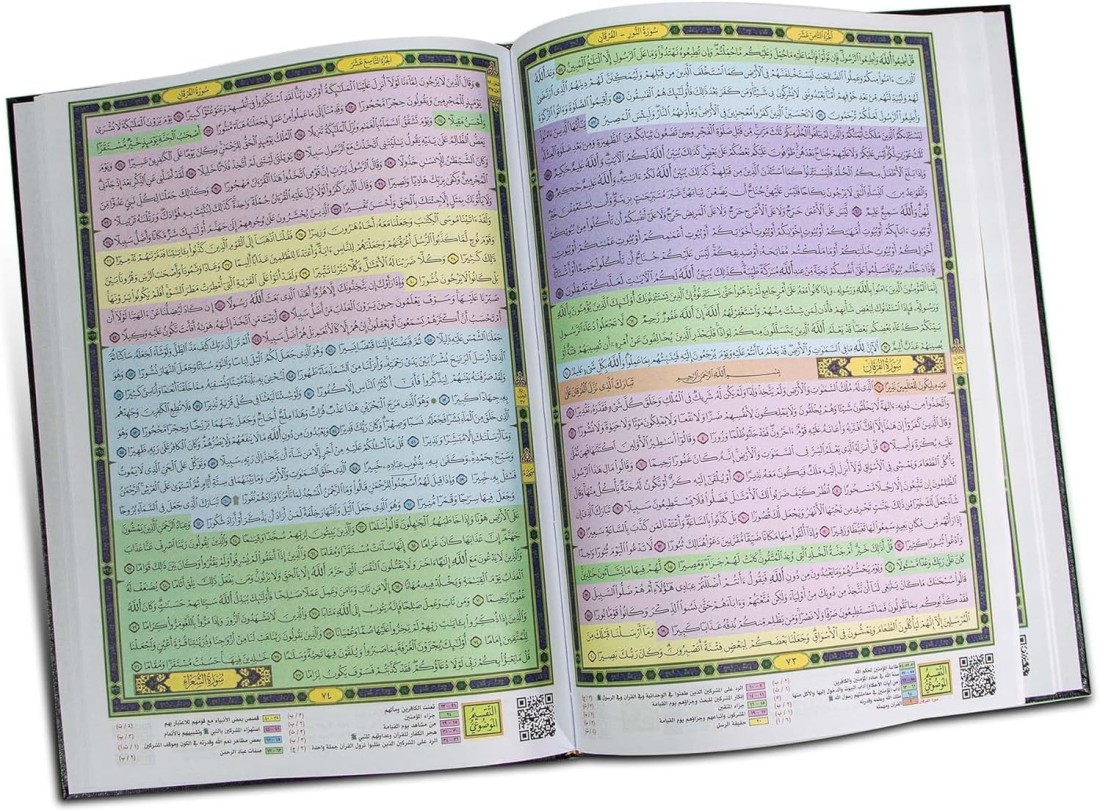 Mushaf Al Qiyam, Al Qiyam Quran, Size 25/35 Cm, (Red)