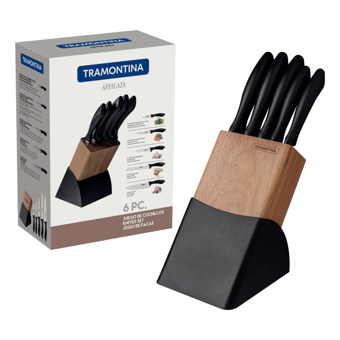 Tramontina Affilata Knives Set 6 PCS