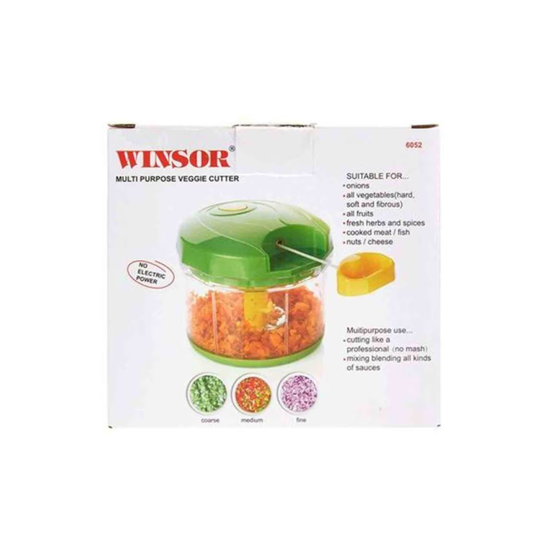 Winsor Multi-Purpose Veggie Cutter WR6052 Multicolour