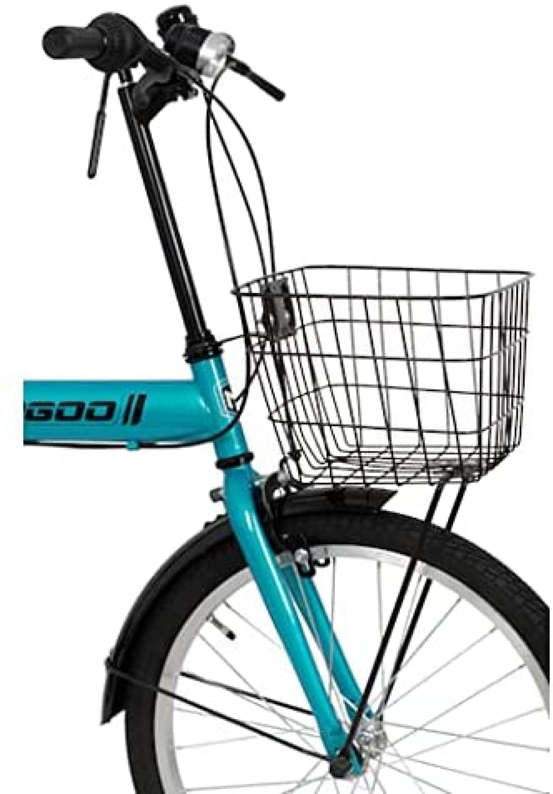ITG Mogoo Icon 6 Speed Folding Bike With Lock And Head Light 20 Inch, Green