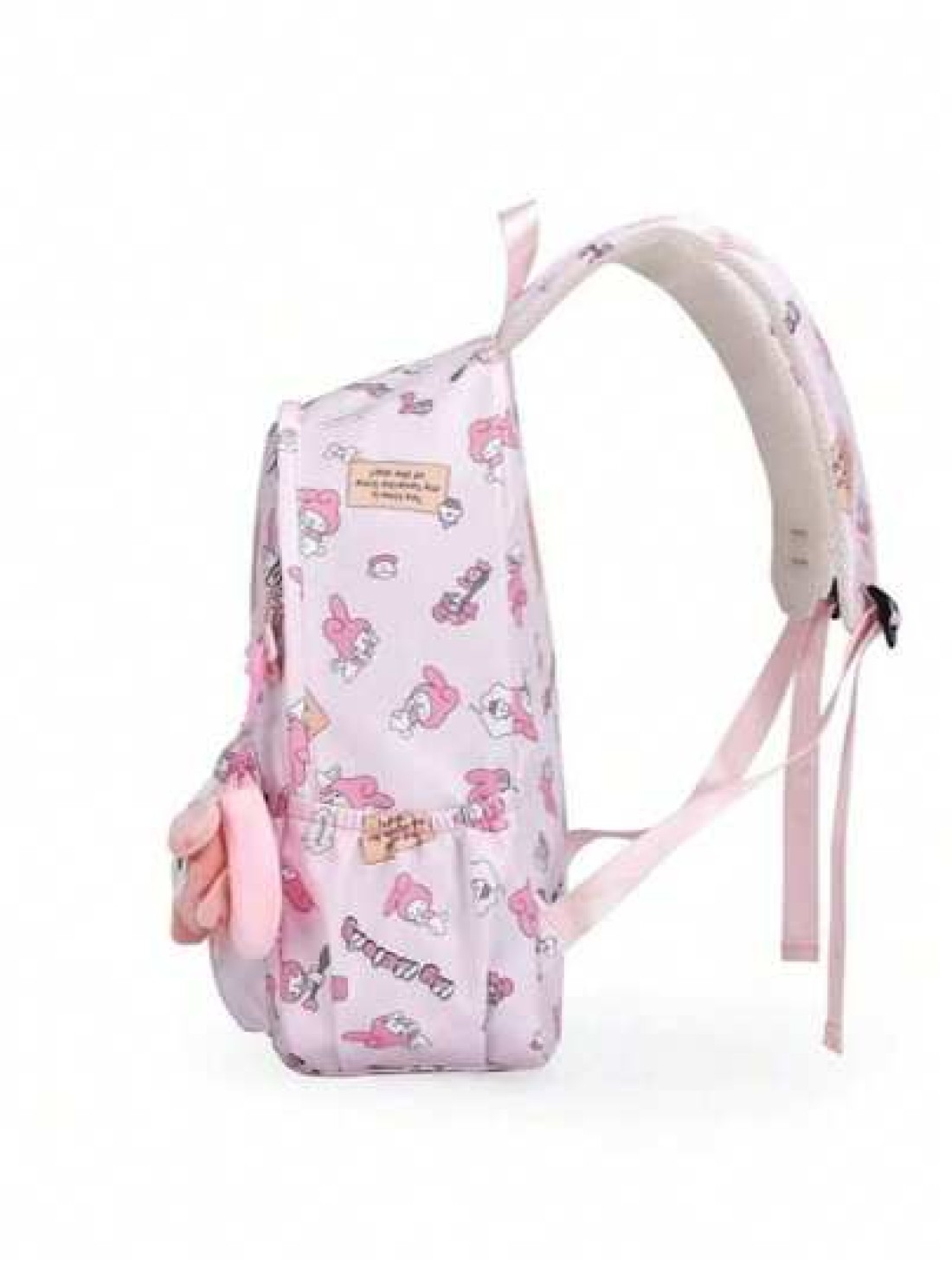 Sanrio Sanrio Backpack Kawaii Stylish School Bag Girl s Colorblock Rucksack Large Capacity Foldable Outdoors Daypack