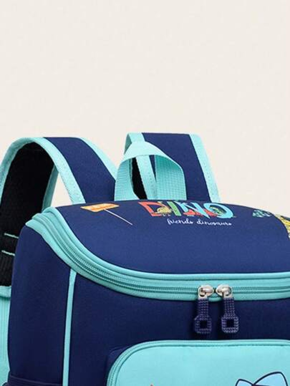 New Carton Dinosaur Design Unisex Children s Backpack With Large Capacity