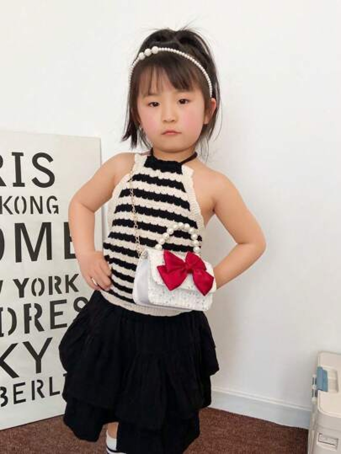 YP 2023 2024 New Cute Toddler Handbag Shoulder Crossbody Bag With Bow Decor And Coin Purse Accessory