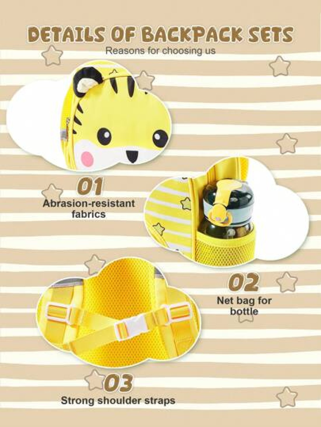 Children Backpack School Backpack Bookbag Schoolbag Kids Backpacks Kindergarten Backpacks Animal School Backpack With Adjustable Shoulder Strap Waterproof Travel Backpacks Daypack For For Commute Scho