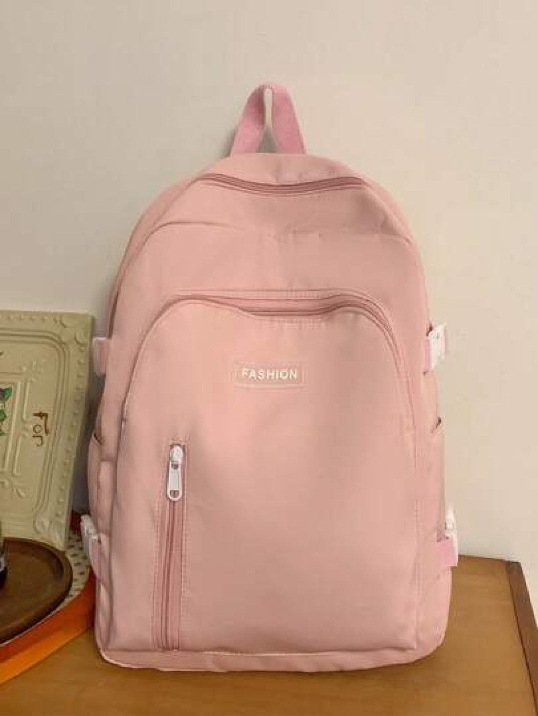 1 Pc Back To School Classic Basic High Capacity School Bag With Laptop Compartment Backpack Purse Solid Color Sports Bag Premium Nylon School Backpack With Adjustable Strap Spacious Multiple Pockets B