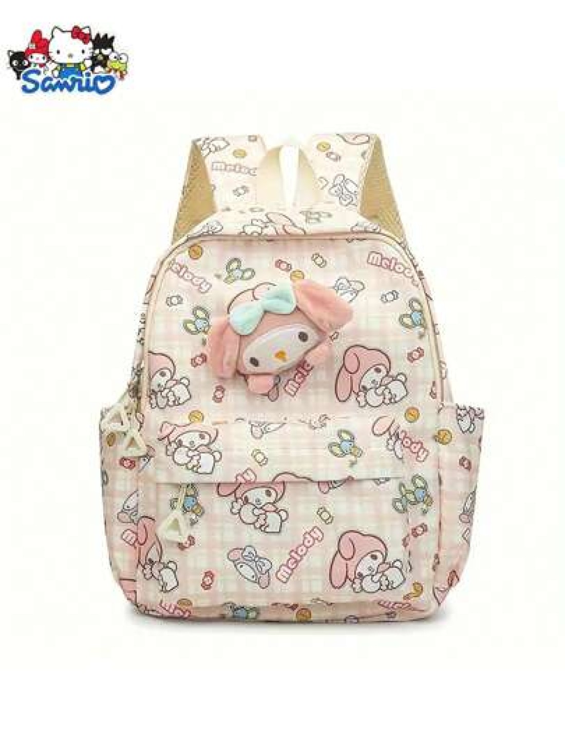 Sanrio 1pc Sanrio Hello Kitty Culomi Melody Yugui Dog New Children s Schoolbag Cute Cartoon Load Relief Kindergarten Backpack Highly Attractive Level Lightweight Bag