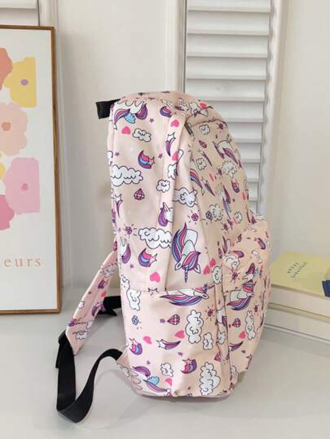 3 Pieces Set Of Fashionable Printed Leisure Travel Backpack Large Capacity Backpack Children Backpack Backpack Preparatory Style School Fashion Backpack Bag Large Capacity With Insulated Lunch Bag Wit