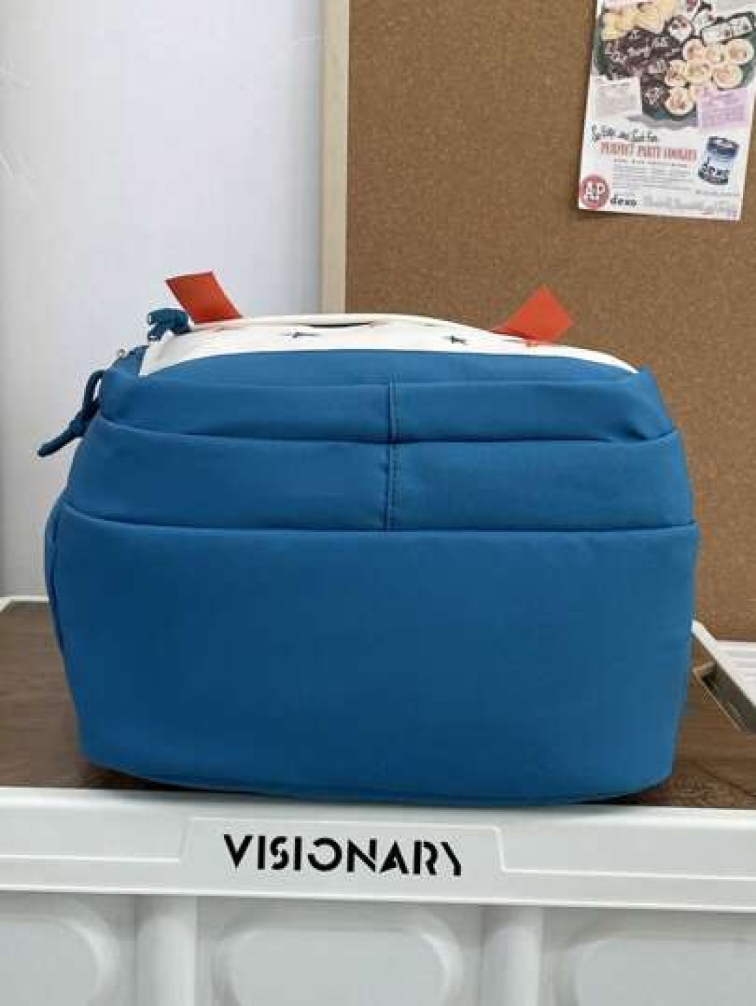 1pc New Fashion Versatile High Quality Contrast Color Student Backpack Large Capacity Water Resistant Suitable For Commute And Outdoor Use