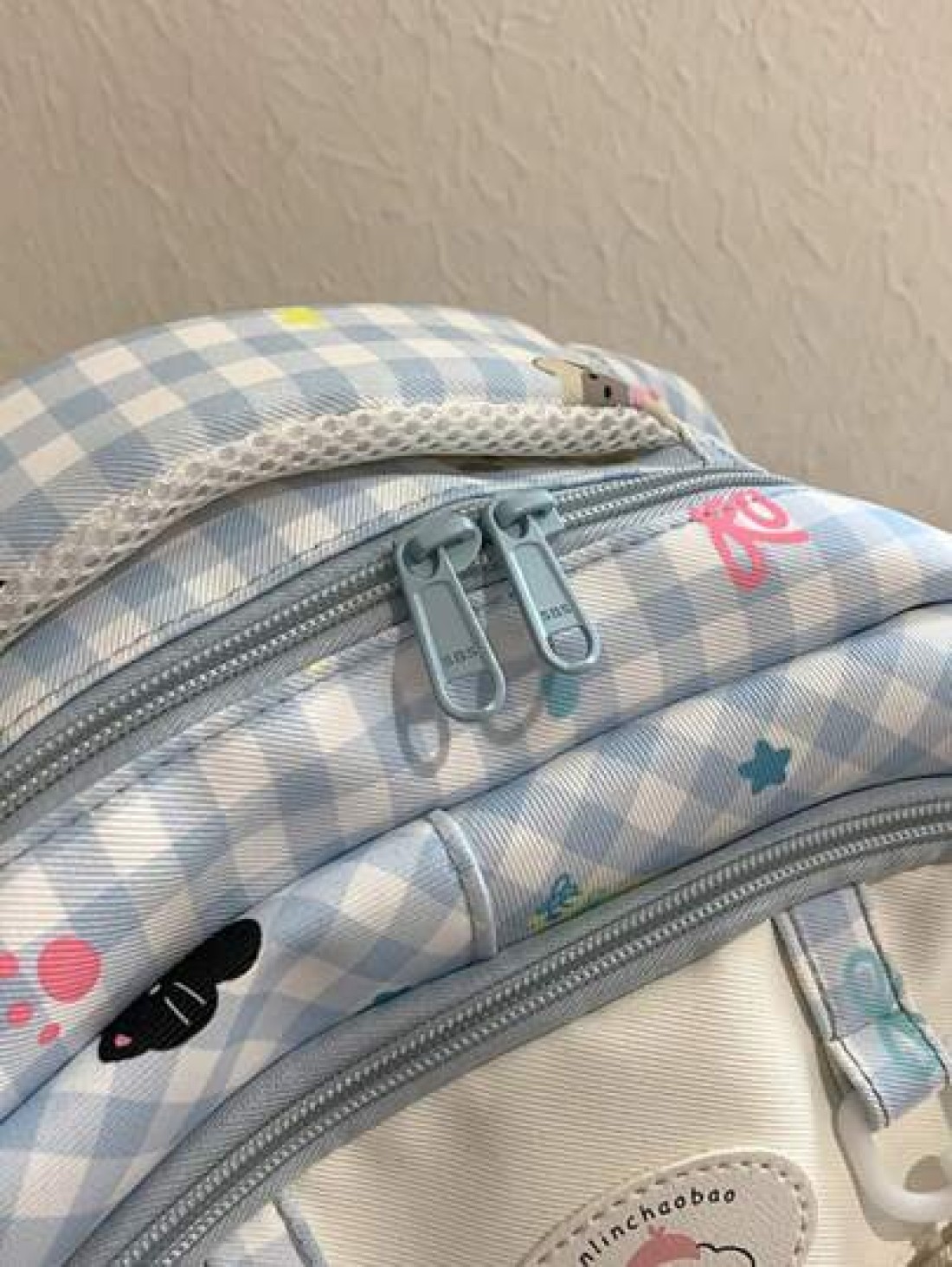 1pc New Fashionable Backpack Color Blocking Cute Versatile Highly Attractive Student Bookbag Casual Large Capacity No Pendant