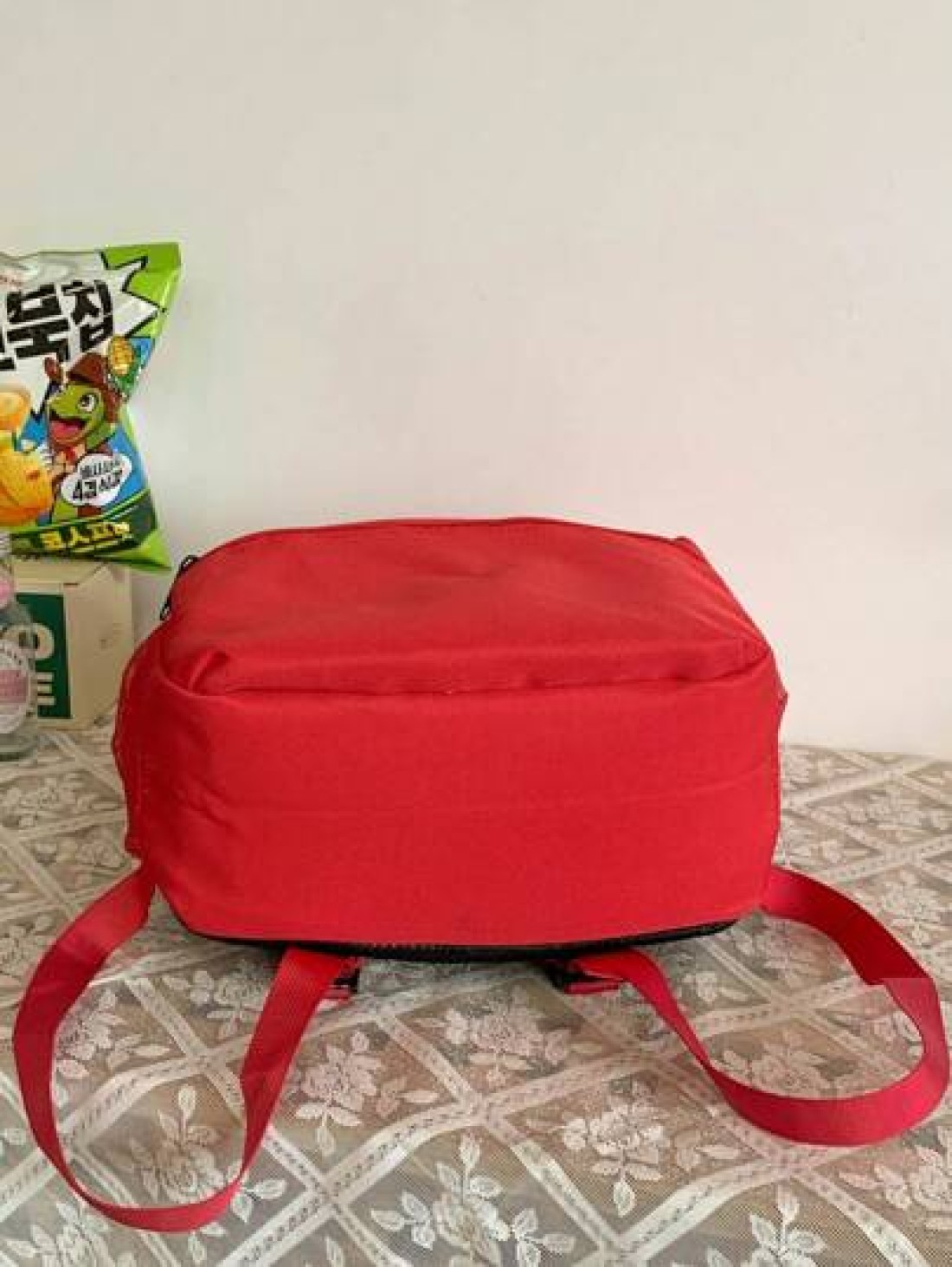 1pc New Casual Versatile Letter Print Nylon Waterproof Large Capacity Student Book Bag Fashionable Leisure Backpack