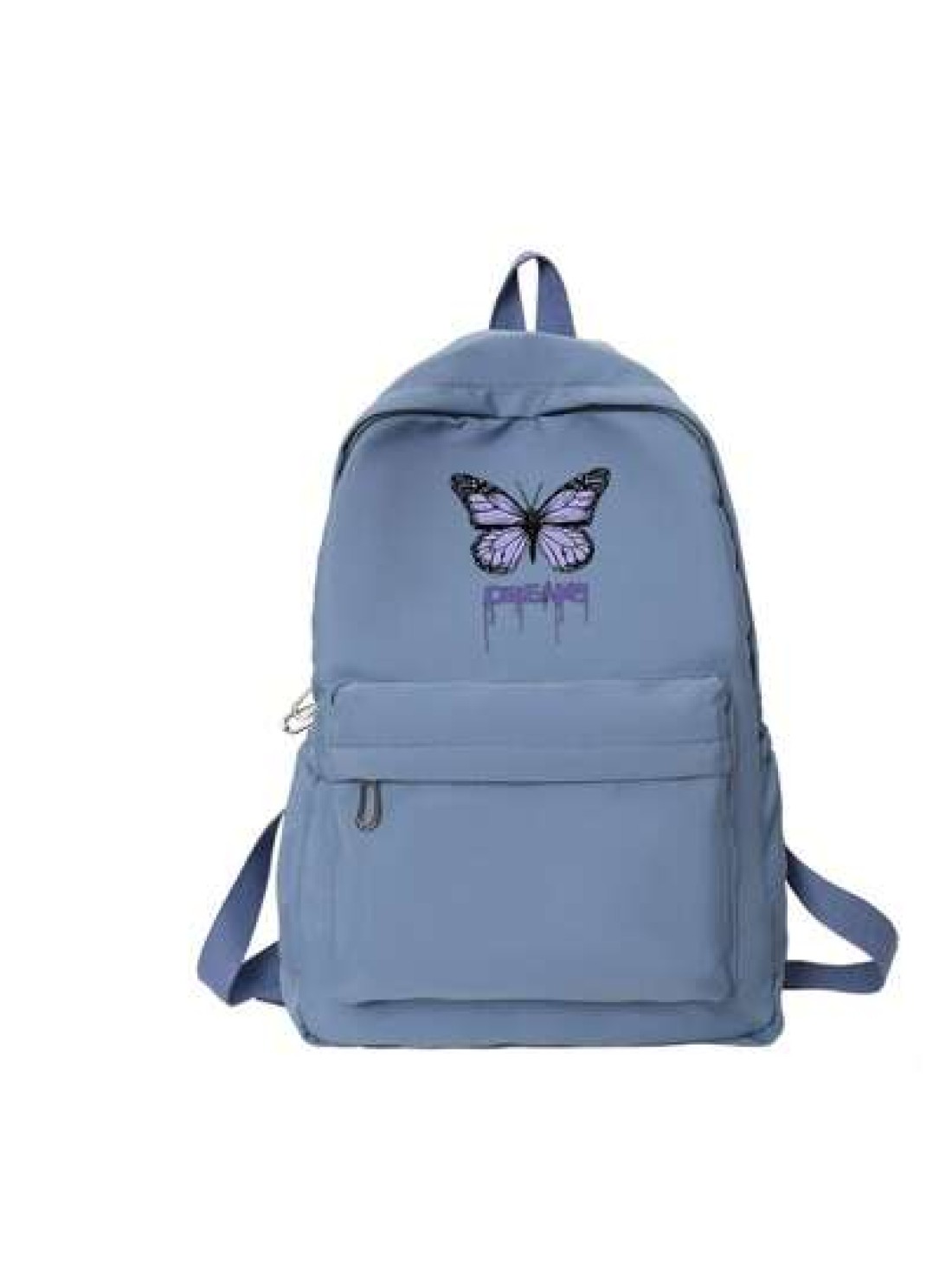 1pc Back To School Backpack Fresh And Sweet Butterfly Pattern Backpack Lightweight And Large Capacity Backpack Suitable For Daily Schooling Very Suitable For Campus Class Photoshoot Birthday Gift For