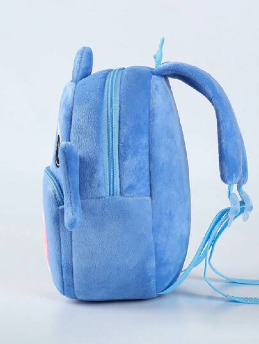 MICHLEY MICHLEY 1pc Boys And Girls Elephant Closure Backpack Penguin Shark Cartoon Cute Plush Double Head Zipper Closure Backpack Student Study Supplies For Travel Outdoor Vacation Camping Holiday Gif