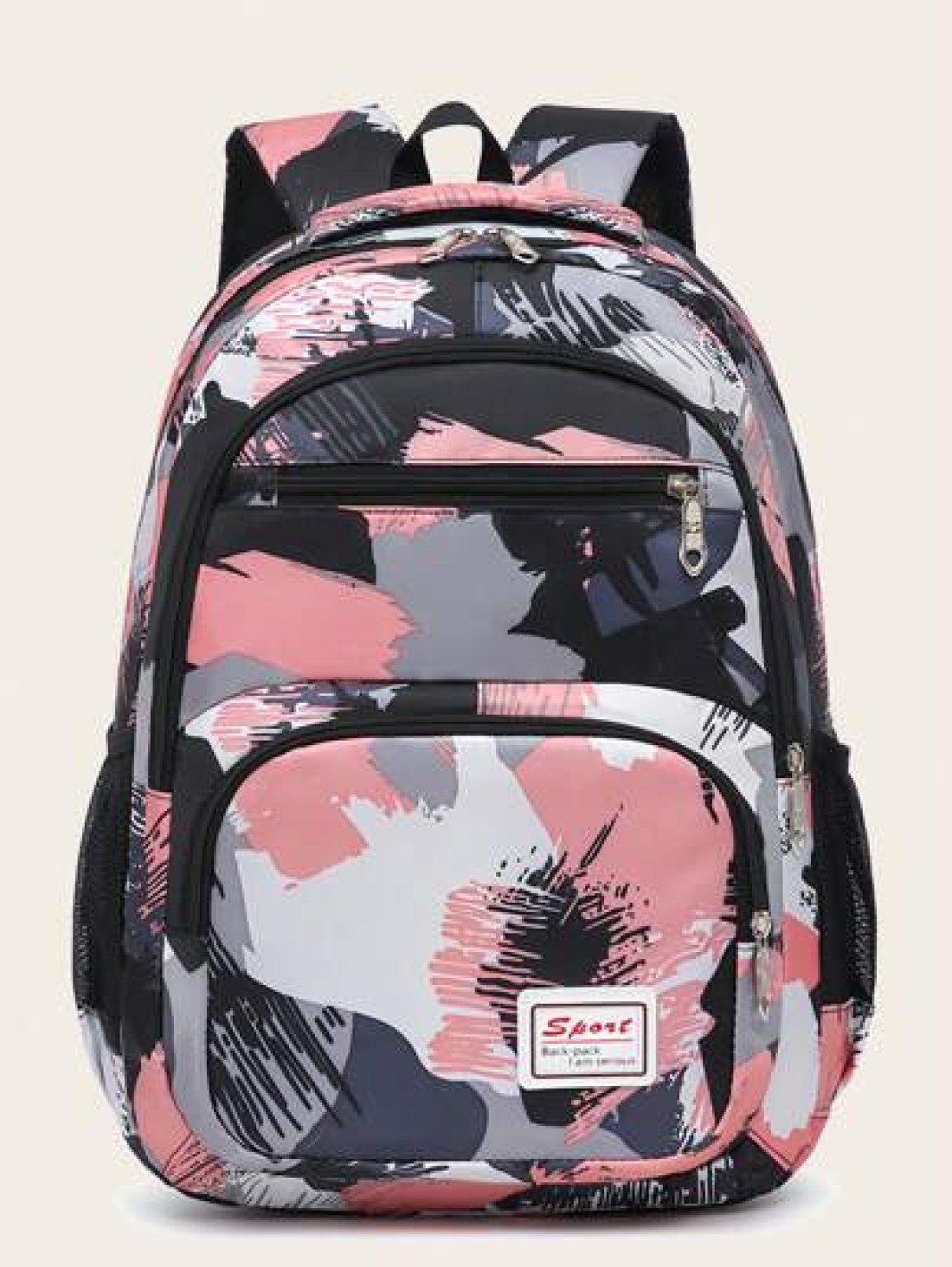 Fashion Solid Color Hundred School Backpack Kids Shoulder Backpack Casual Large Capacity Backpack Fashion Solid Color Simple College Student School Bag Travel Backpack Suitable For Girls Daily School