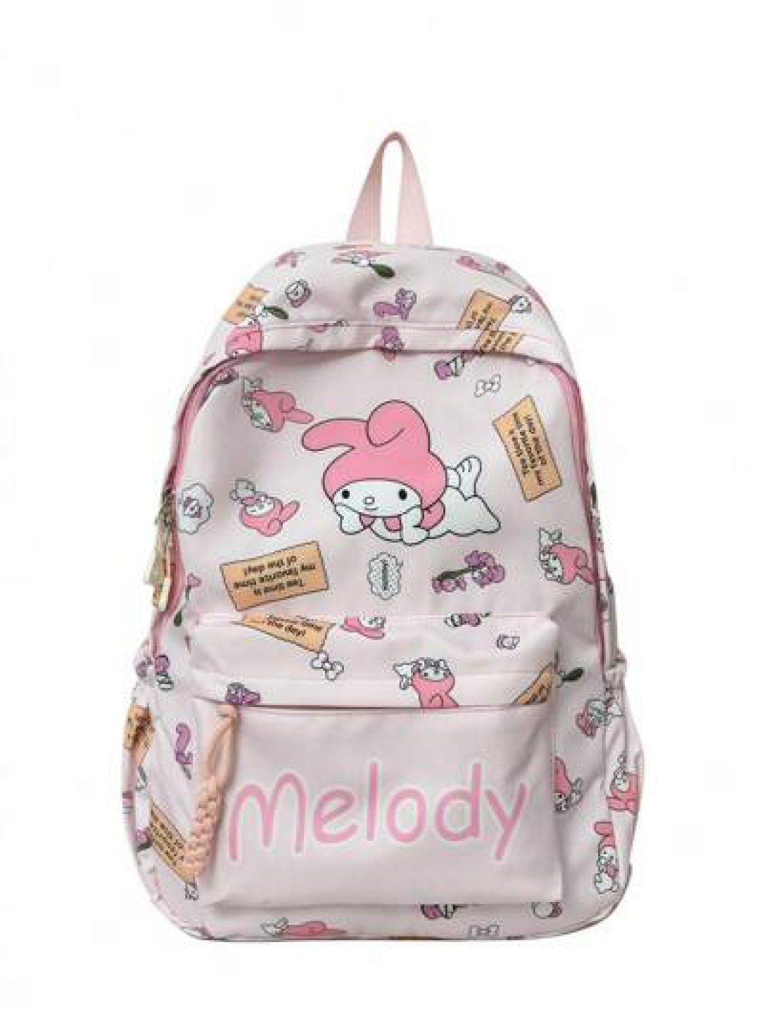Sanrio 1pc Hello Kitty Kuromi Cinnamoroll My Melody Cartoon Backpack Cute Daily Bag Cat Cartoon Anime Storage Bag Women Casual Travel Commuting Backpack Makeup Bag Holiday Organizer Large Capacity Cos