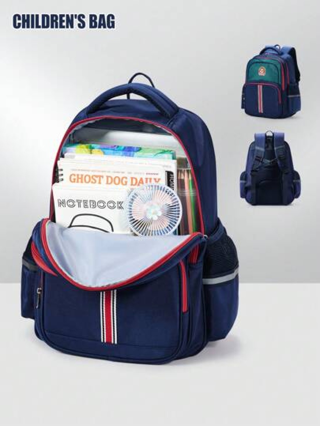 Primary School Bag Children s Cartoon Backpack With Adjustable Strap 16 12 5inch Large Capacity Backpack With Pockets And Compartments Fashionable And Versatile Classic Retro School Bag For Travel Sto