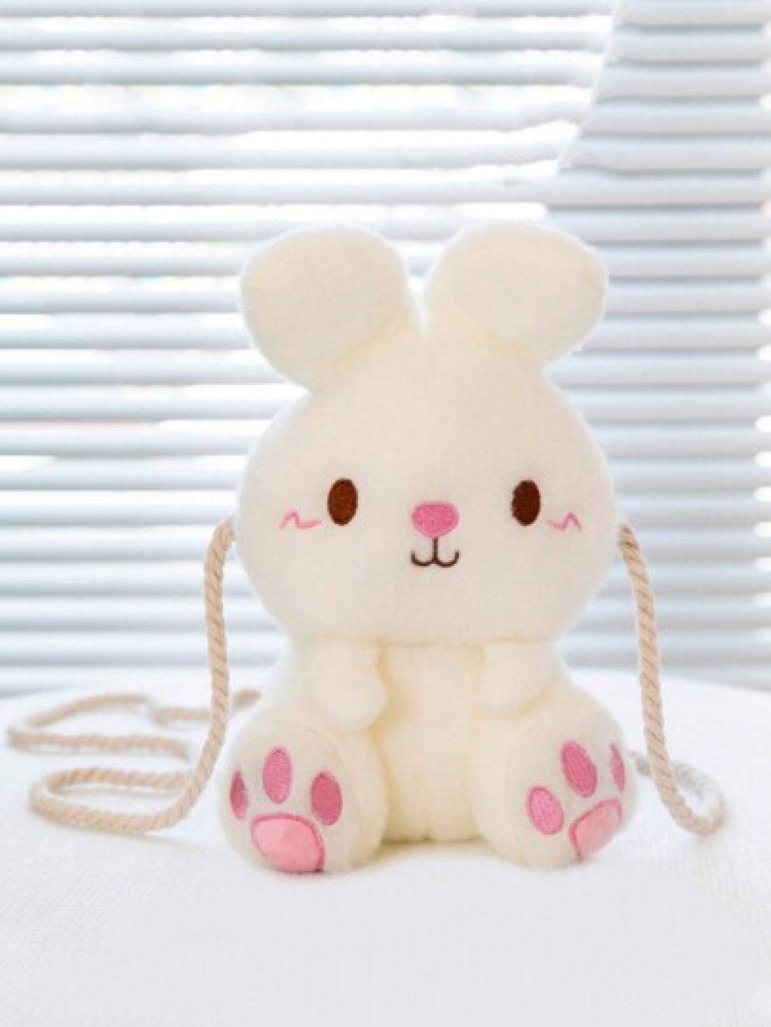 Cute Plush Rabbit Shoulder Bag Crossbody Bag Travel Bag