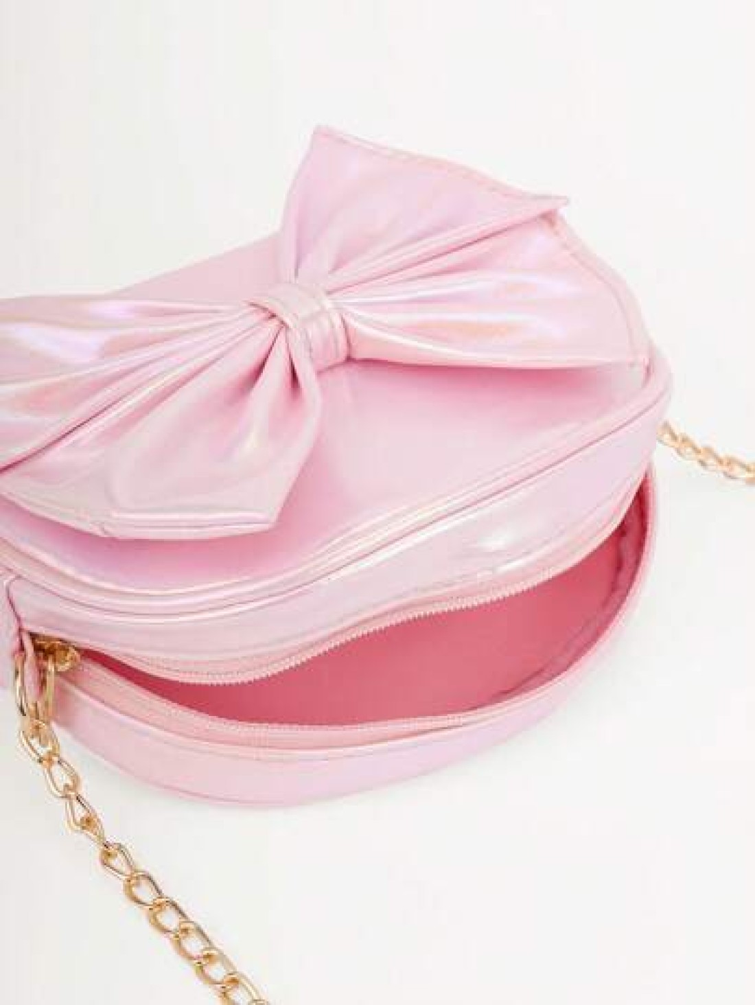 1pc Cute Princess Metal Bowknot Mini Crossbody Bag For Girls Suitable For Daily Outings