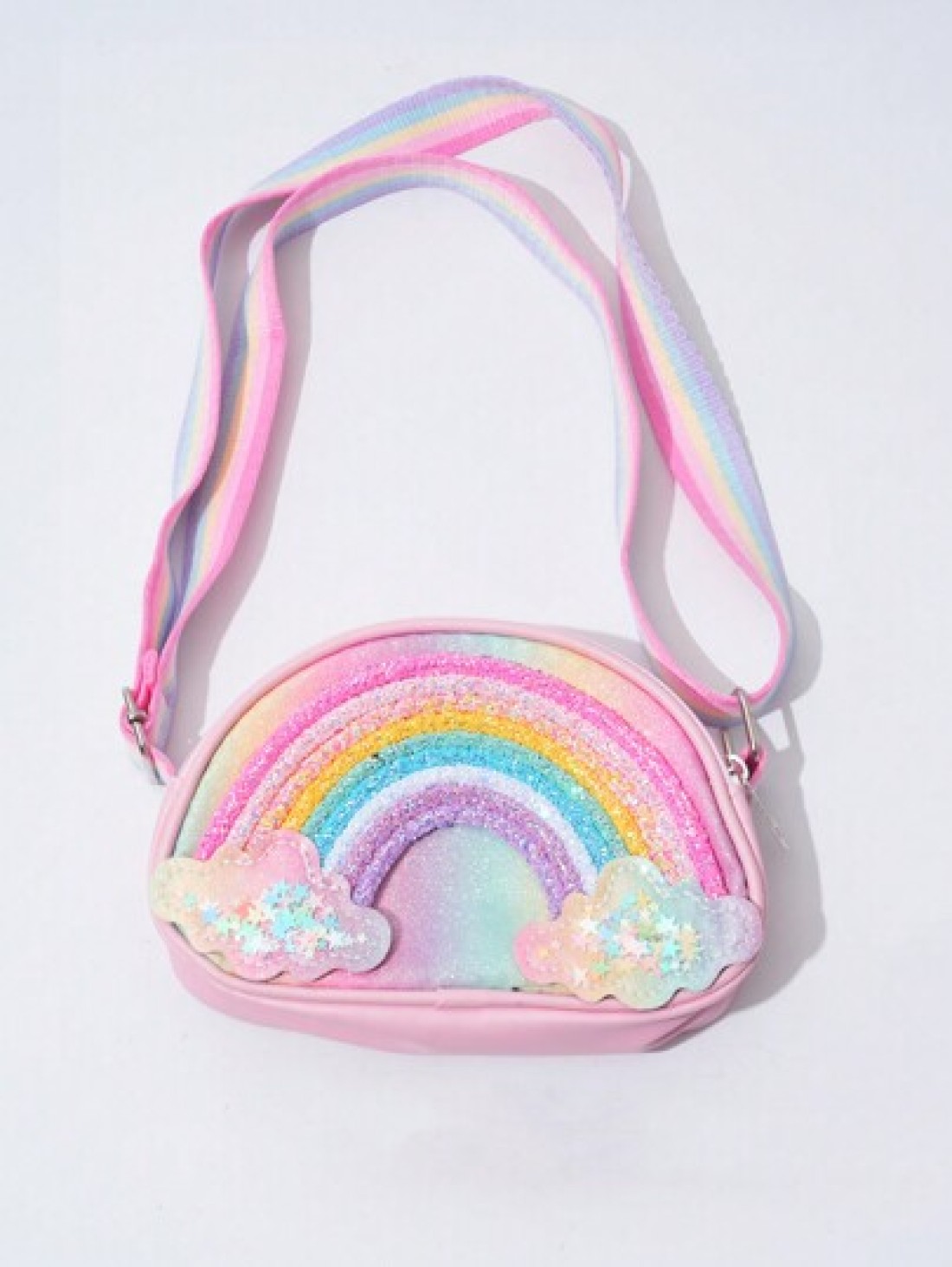 Kids Princess Rainbow Coin Purse Crossbody Bag Girls Mini Shoulder Bag