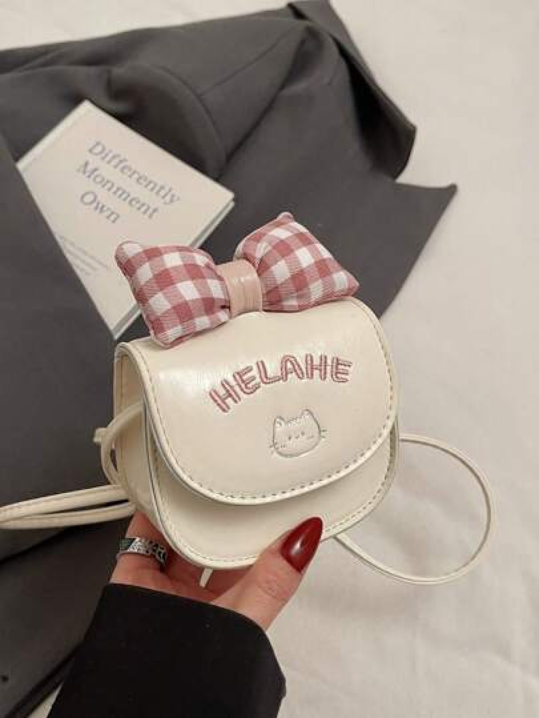 1pc Crossbody Bag Pu Magnetic Spring New Cute Sweet Niche Design Fashion Small Capacity Exquisite Versatile A Variety Of Colors Optional Can Hold Lipstick And Other Small Cosmetics Suitable For Daily