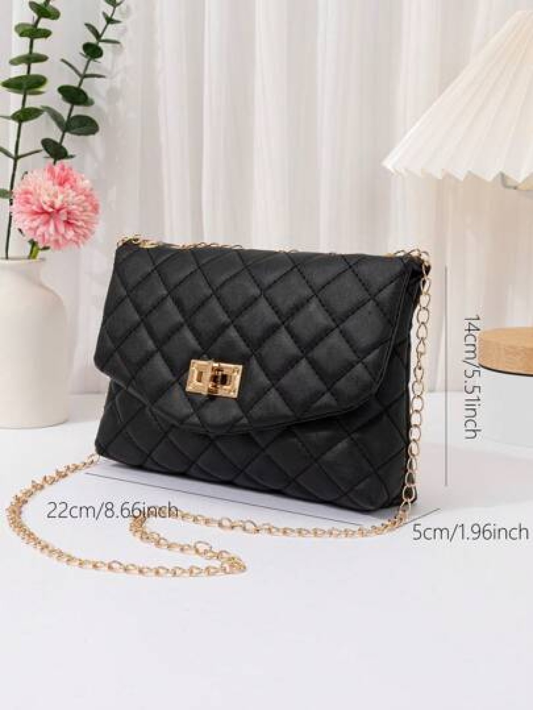 New Children Embroidery Thread Mini Black White Fashionable Simple Crossbody Bag Popular Among Teenage Girls Suitable For Shopping Holding Phone And Cosmetics