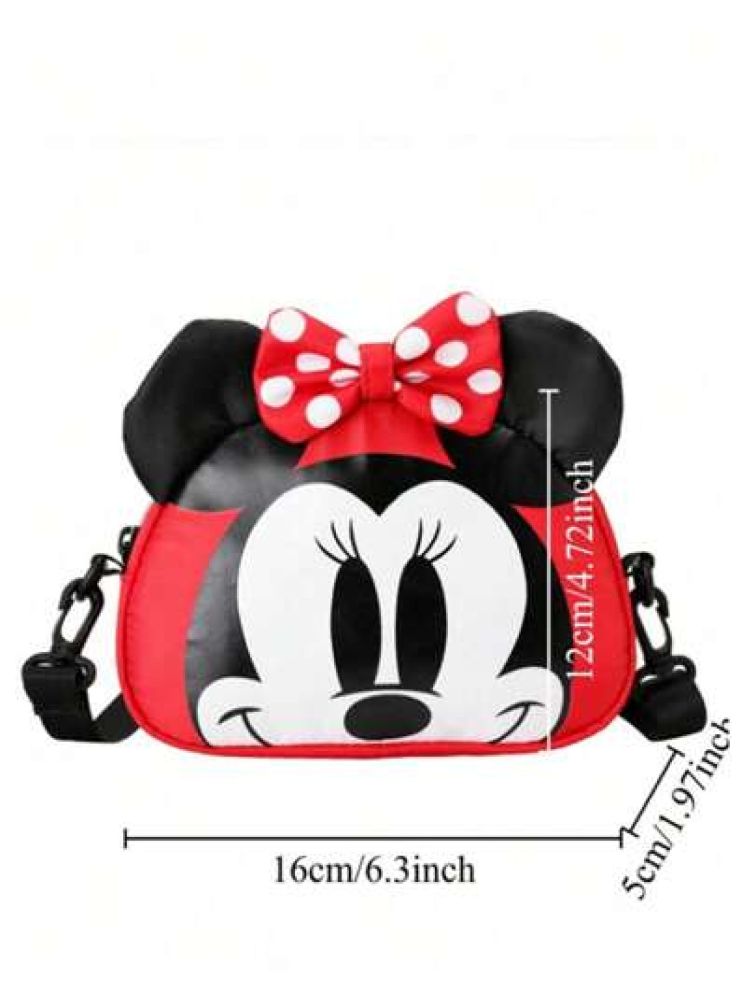 Disney 1pc Disney Mickey Minnie Cartoon Coin Purse Crossbody Bag Portable Shoulder Bag For Boys And Girls Suitable As Holiday Gift For Children