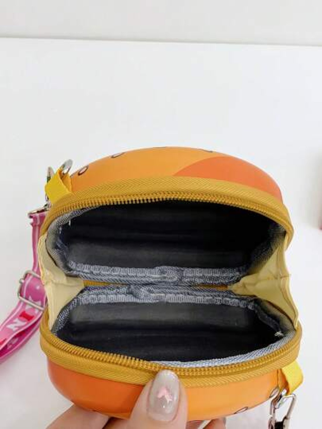 2025 New Summer Personalized Creative Quirky Cute Hamburger Bag Crossbody Bag Niche Unique Super Good Looking Small Bag