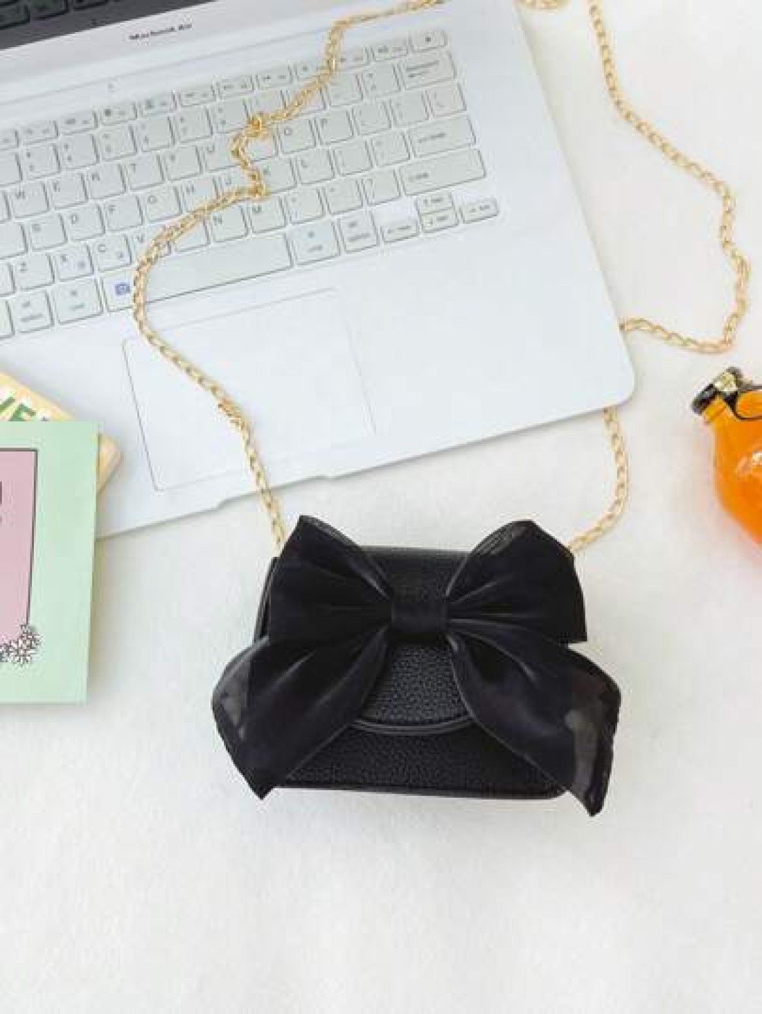 1pc Fashion Children s Bag Girl Bow Crossbody Bag Cute Princess Style Coin Purse Pu Material Magnetic Buckle Closure With A Sweet Bow Pattern Crossbody Bag Suitable For Girls To Go Shopping Attend Par