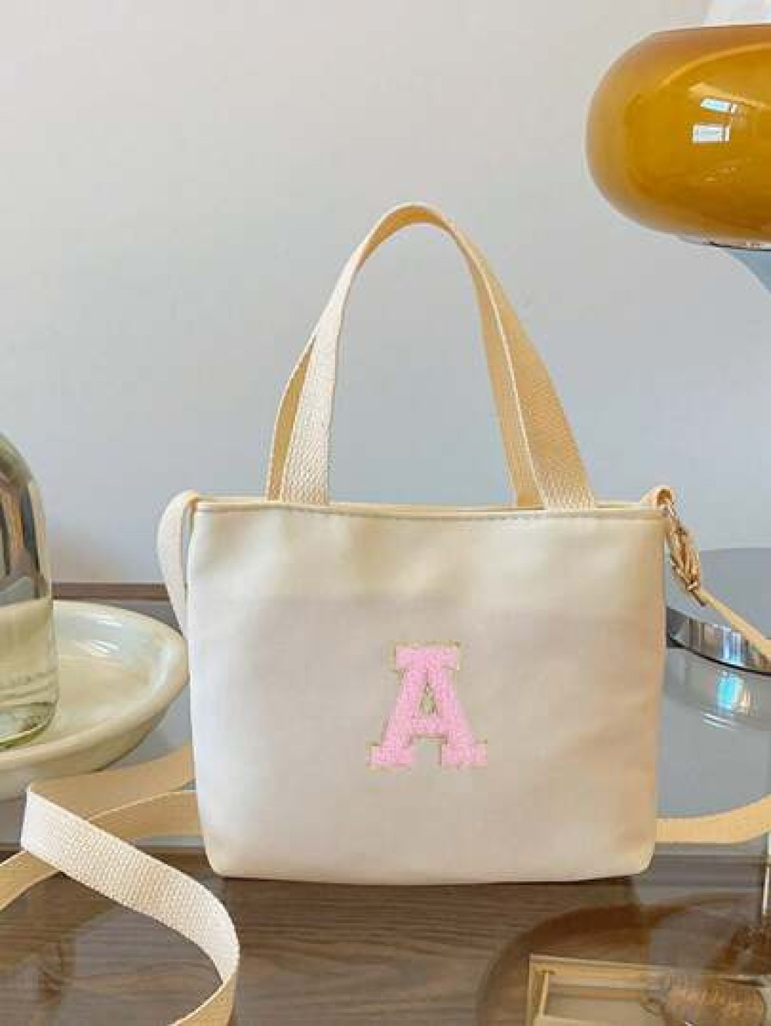 1Pc New Mini Casual Versatile And Diy 26 Letter Crossbody Bag For Back To School Season Suitable For Elementary School Junior High School High School And College Students Suitable For Daily Use When G