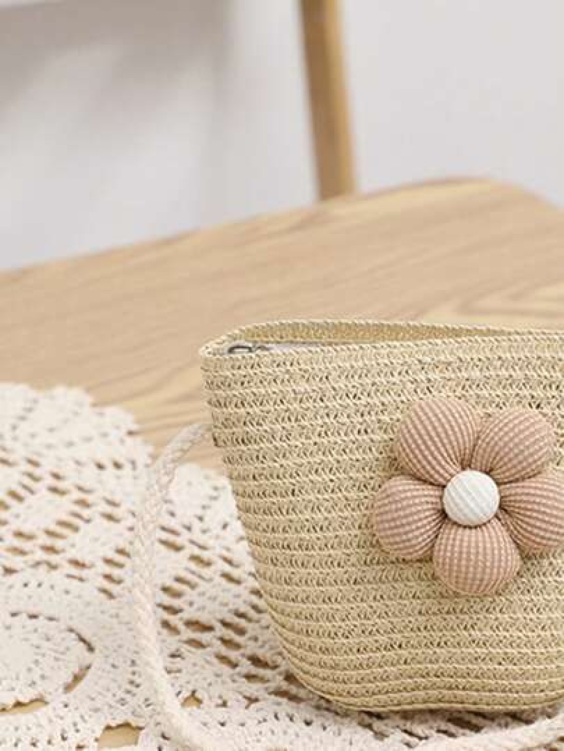 Girls New Arrival Cute Princess Petal Shoulder Bag For Outdoors Beach And Daily Use
