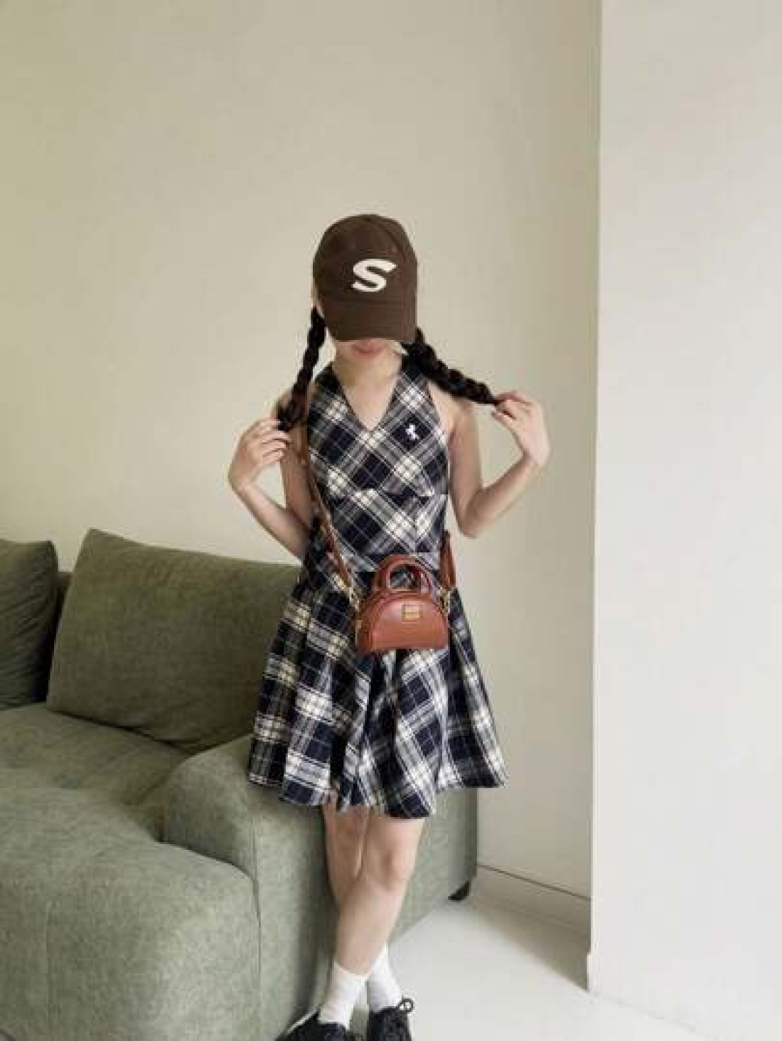 New Mini Tote Bag With Print Solid Color Ultrasmall Crossbody Bag Mini Evening Clutch Makeup Bag Key Bag Handbag