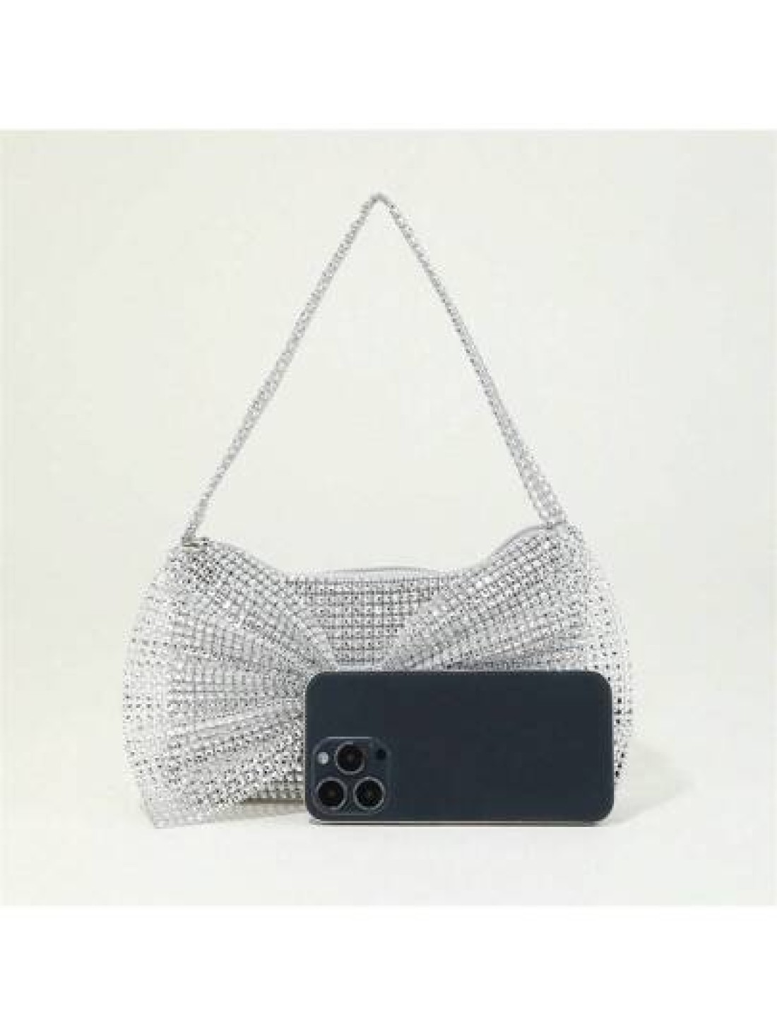 Children s New Style Princess Handbag With Bow Rhinestone And Glitter For Festive Party Gift Purse For Little Girls