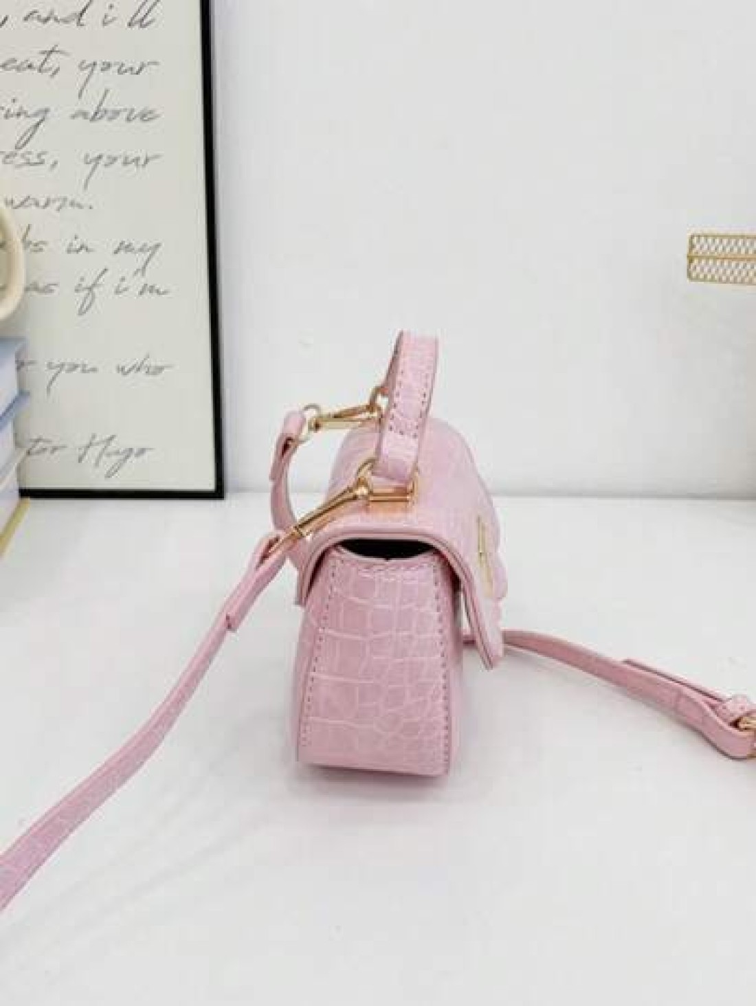 1pc New Fashionable Versatile High Quality Solid Color Handbag Lightweight Waterproof Shoulder Crossbody Bag For Commute Or Going Out