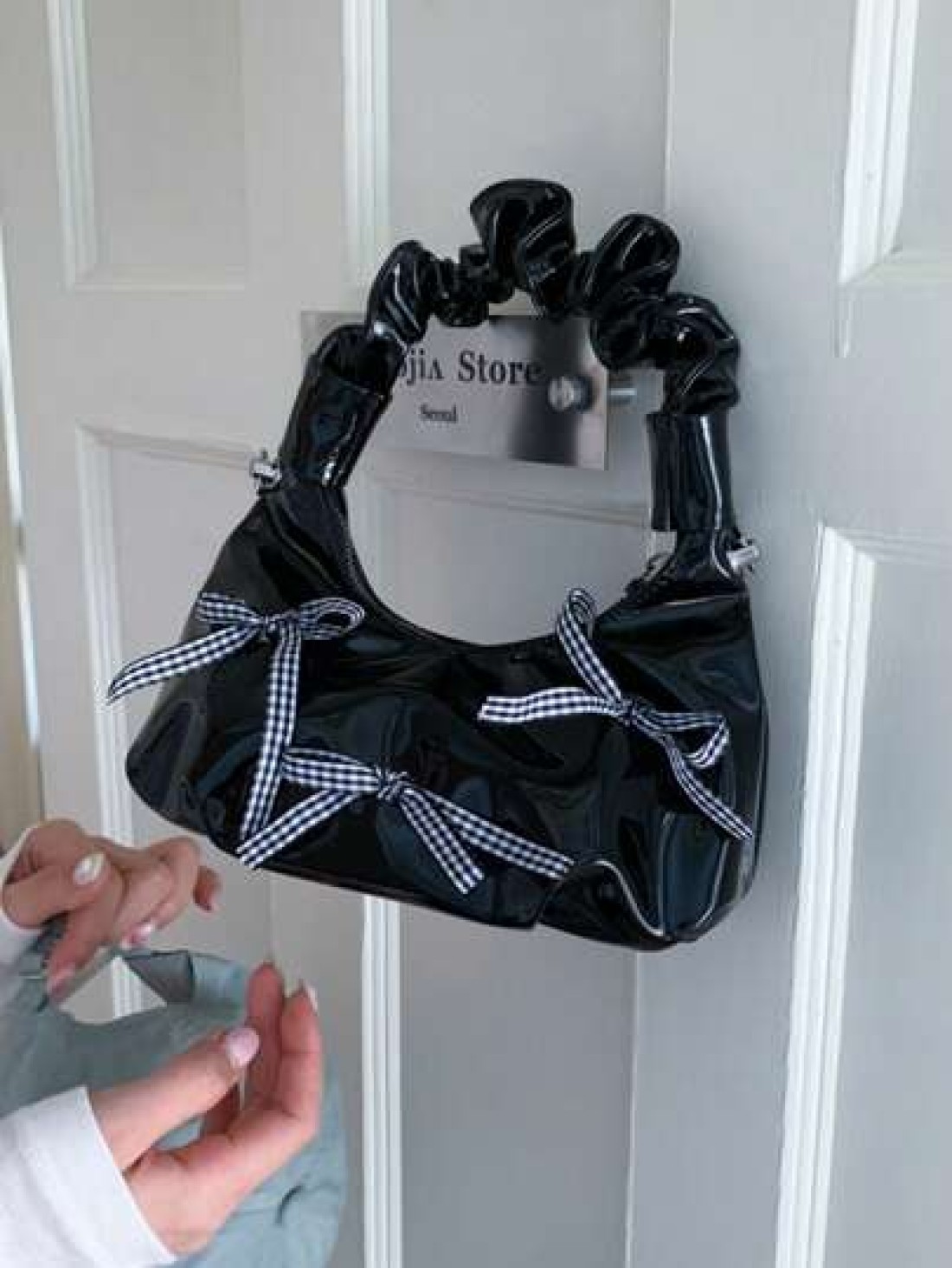 1pc Sweet Handbag Pu Zipper Opening And Closing Niche Design New Ballet Style Pleated Cloud Handbag Crossbody Bag Exquisite And Versatile Suitable For Daily Travel Shopping And Taking Pictures It Is A