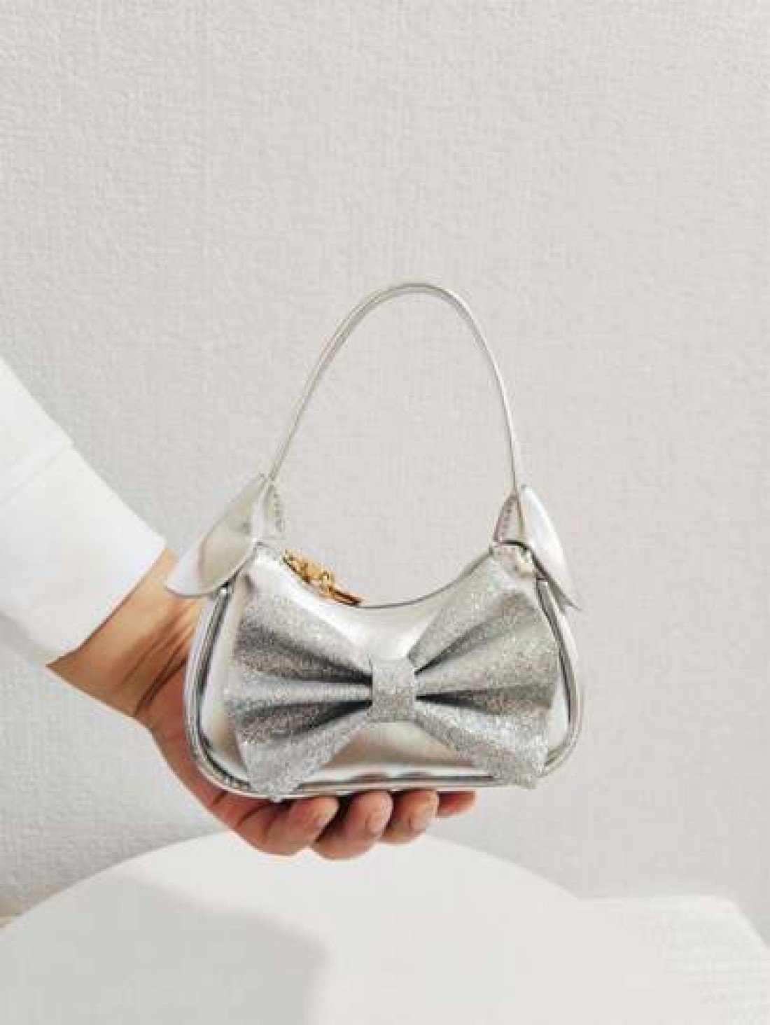 Children s Bowknot Handbag For Girls Festival Gift Fashionable Princess Bag Coin Purse Mini Shoulder Bag
