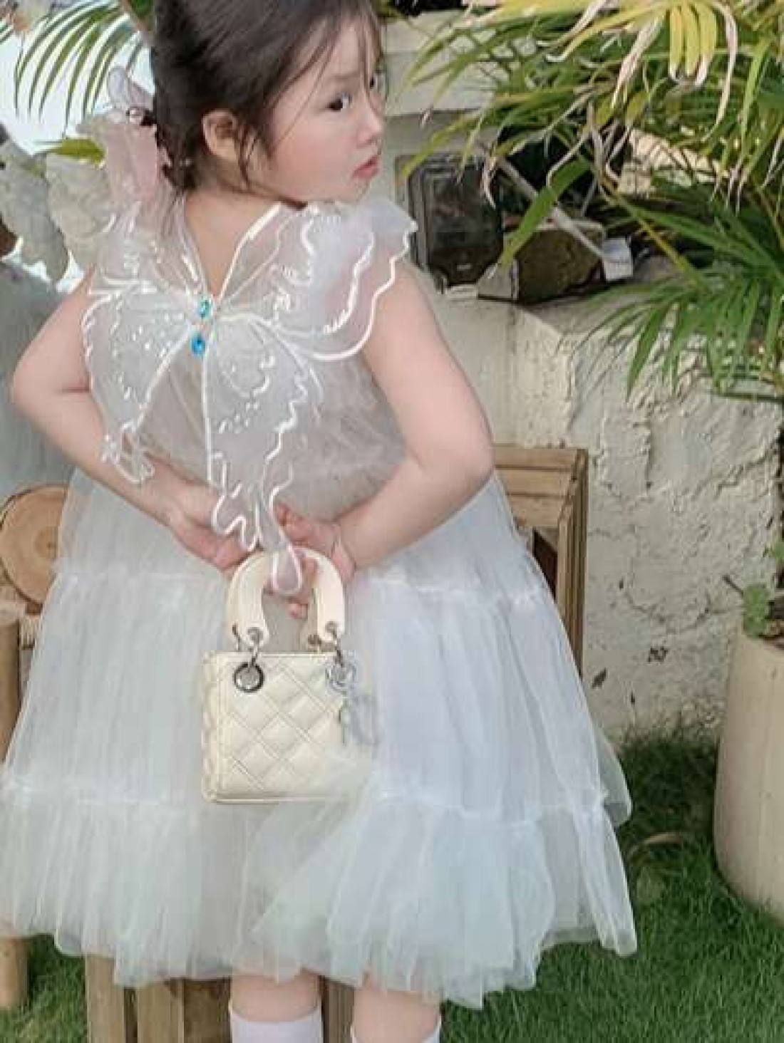 New Embroidered Strap European Style Pendant Handbag Crossbody Bag Mini Square Purse