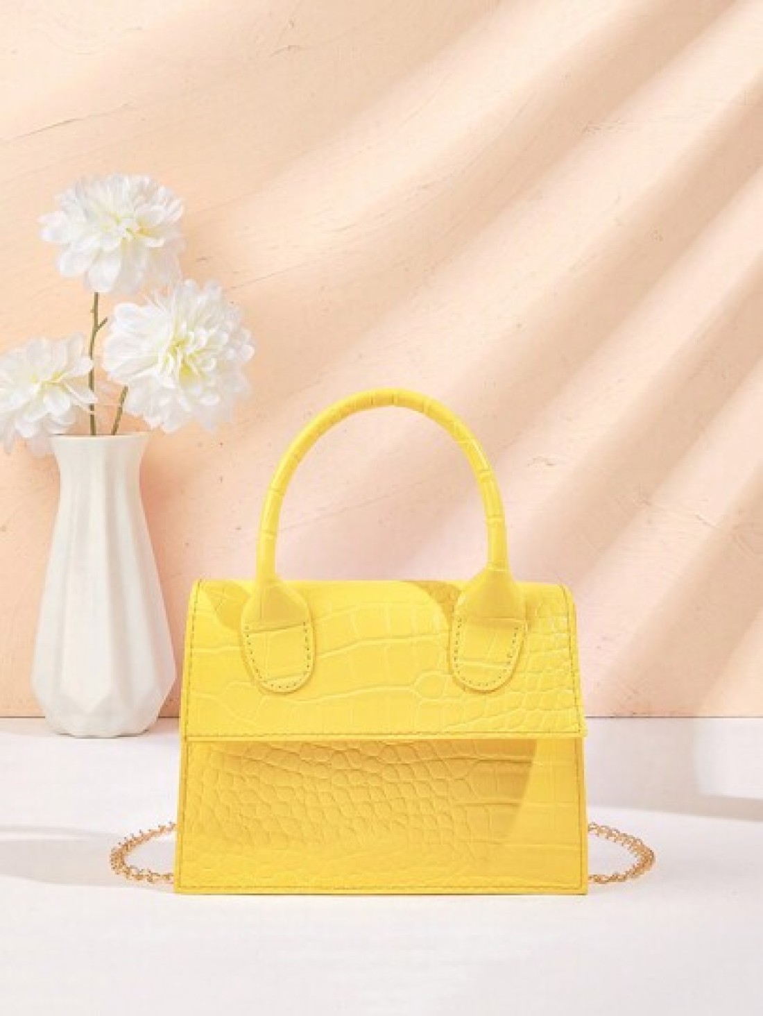 1pc Crocodile Pattern Girls Handbag Chain Crossbody Shoulder Bag Ideal For Daily Use Party And Mother s Day Gift