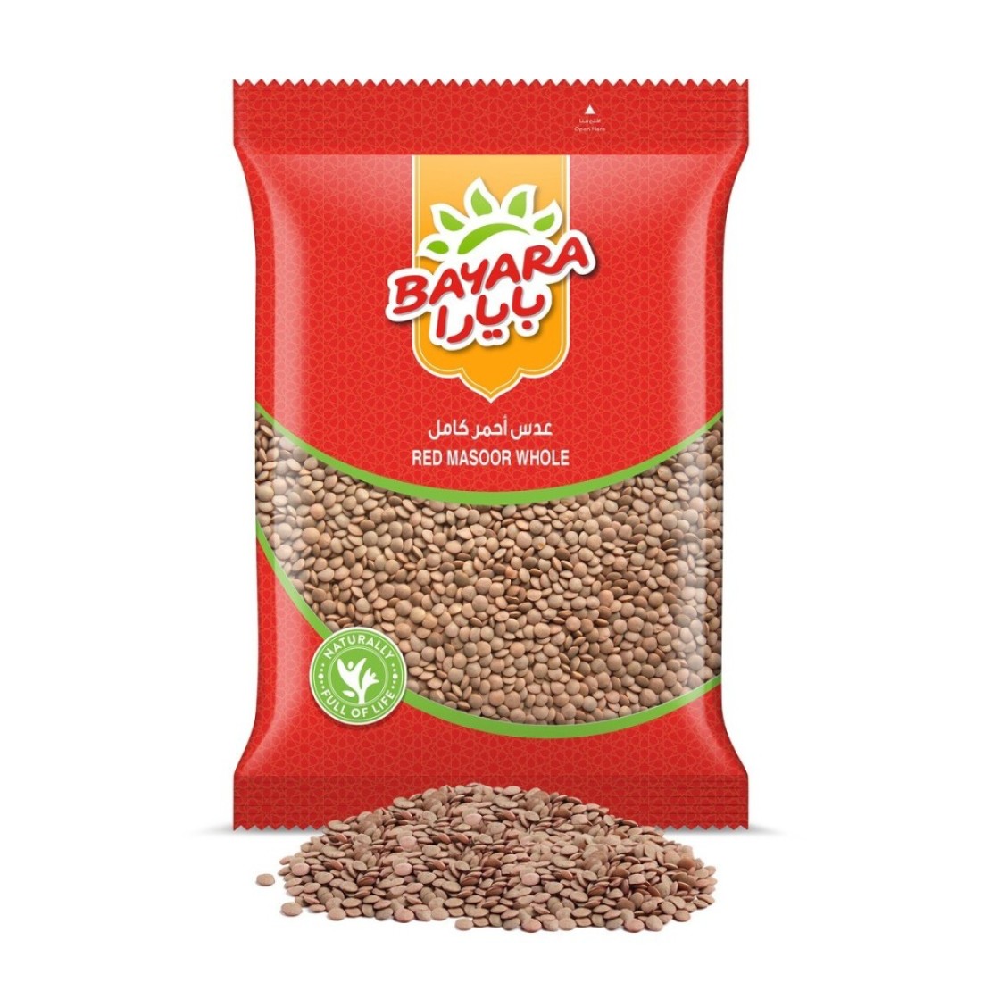 BAYARA LNTL WHOLE RED 400G