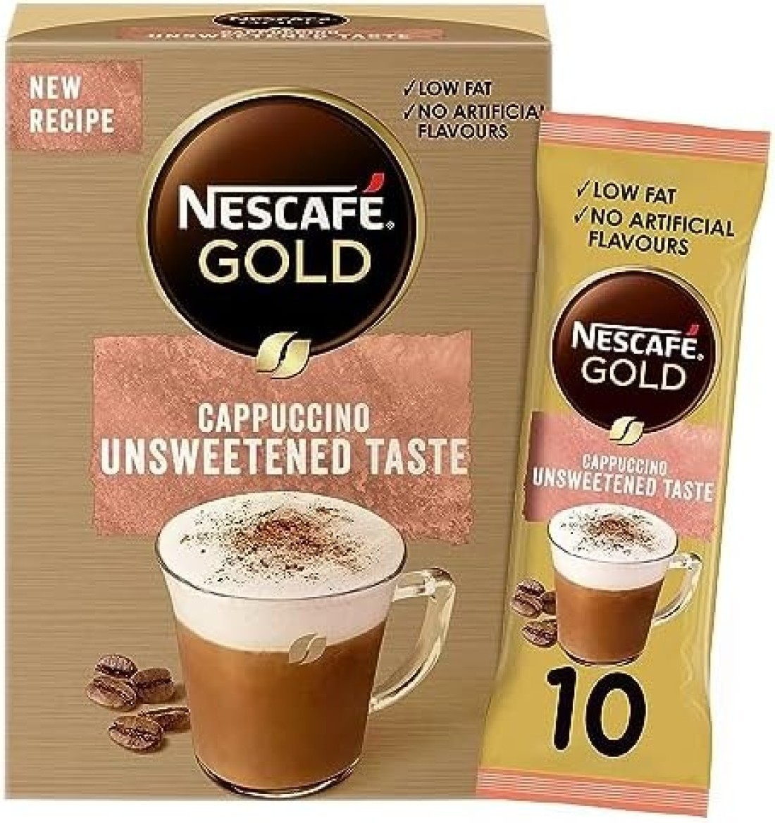 NESCAFE GOLD CAPP UNSWT 14.2GX x10