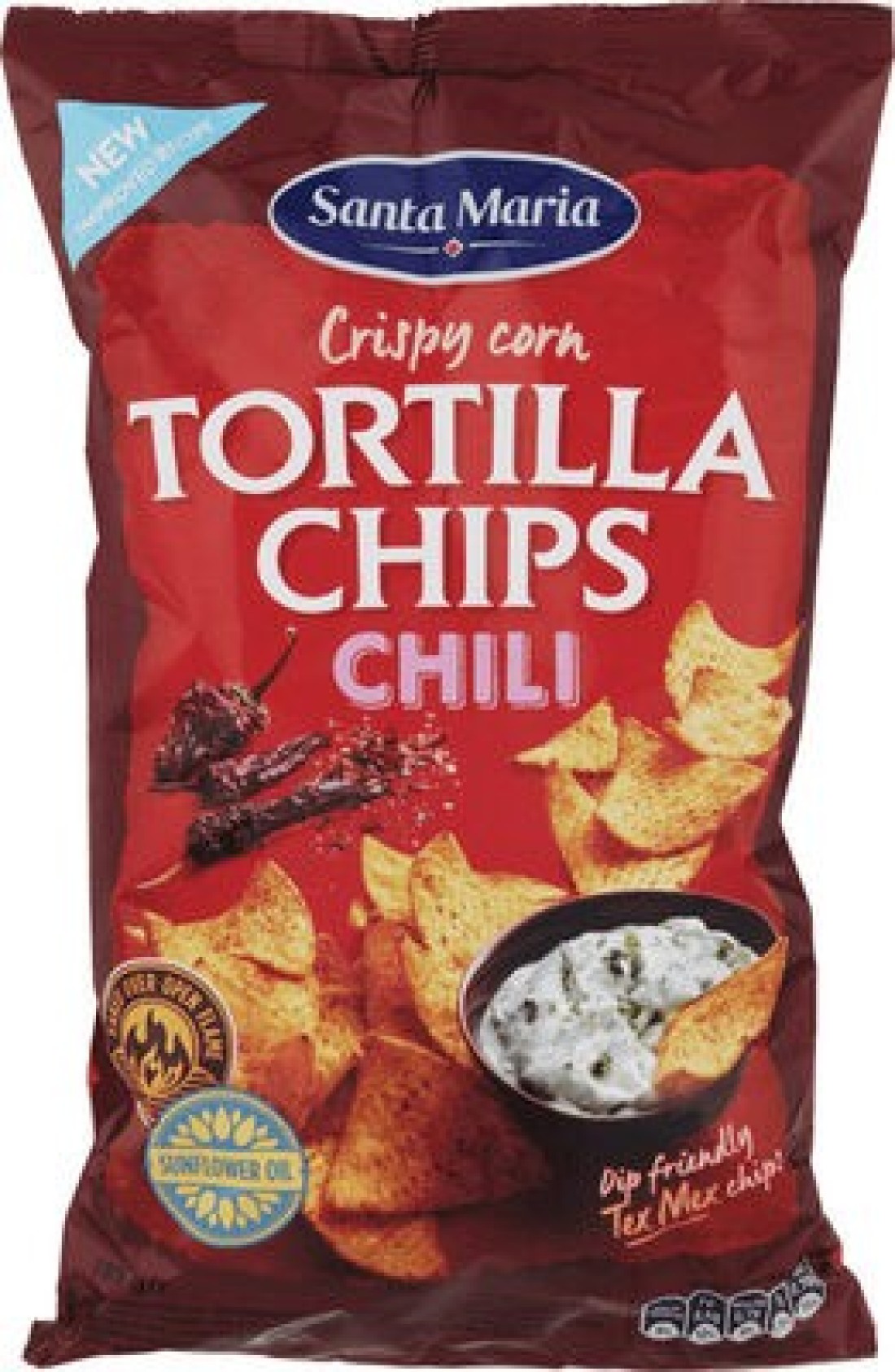 S/M TORTILA CHIPS CHILI 15X185G