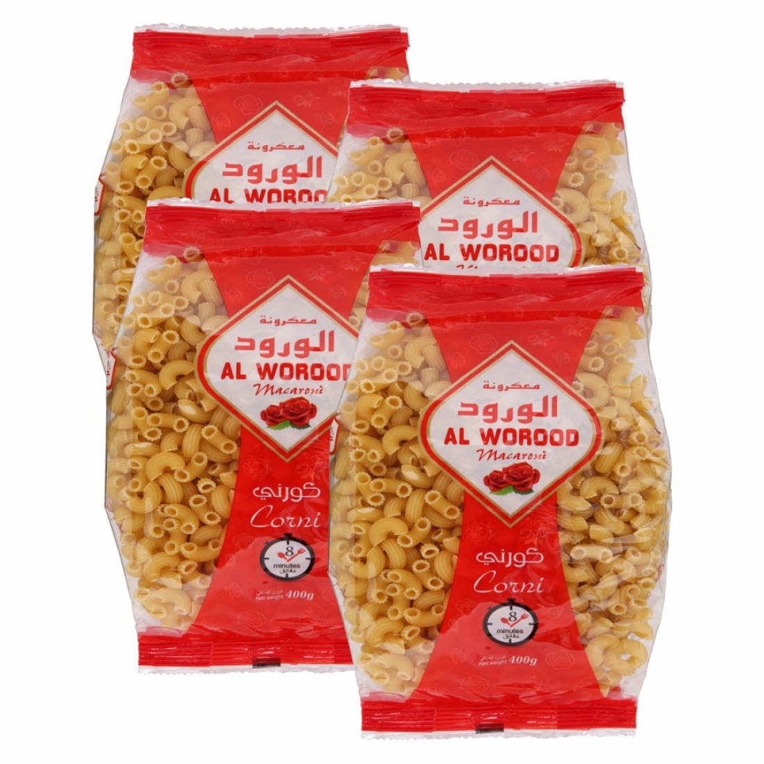 AL WOROOD CORNI 4x400GMS PP
