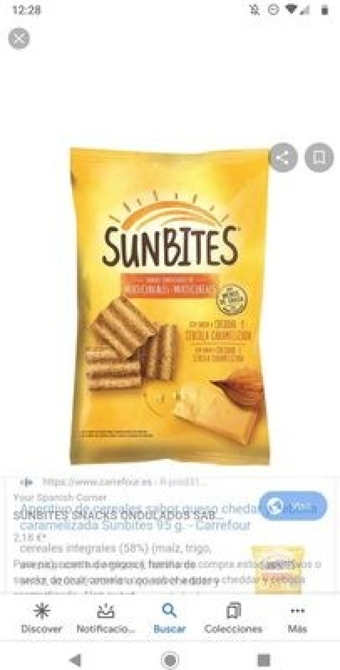 Sun Bites Cheese and herbs 23 g 1x12
