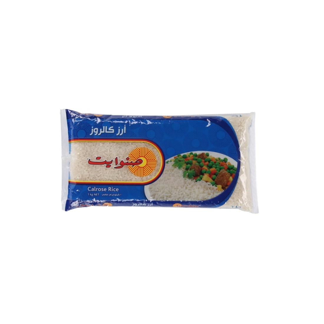 SUNWHITE CALROSE RICE (P) BAG 1 KG