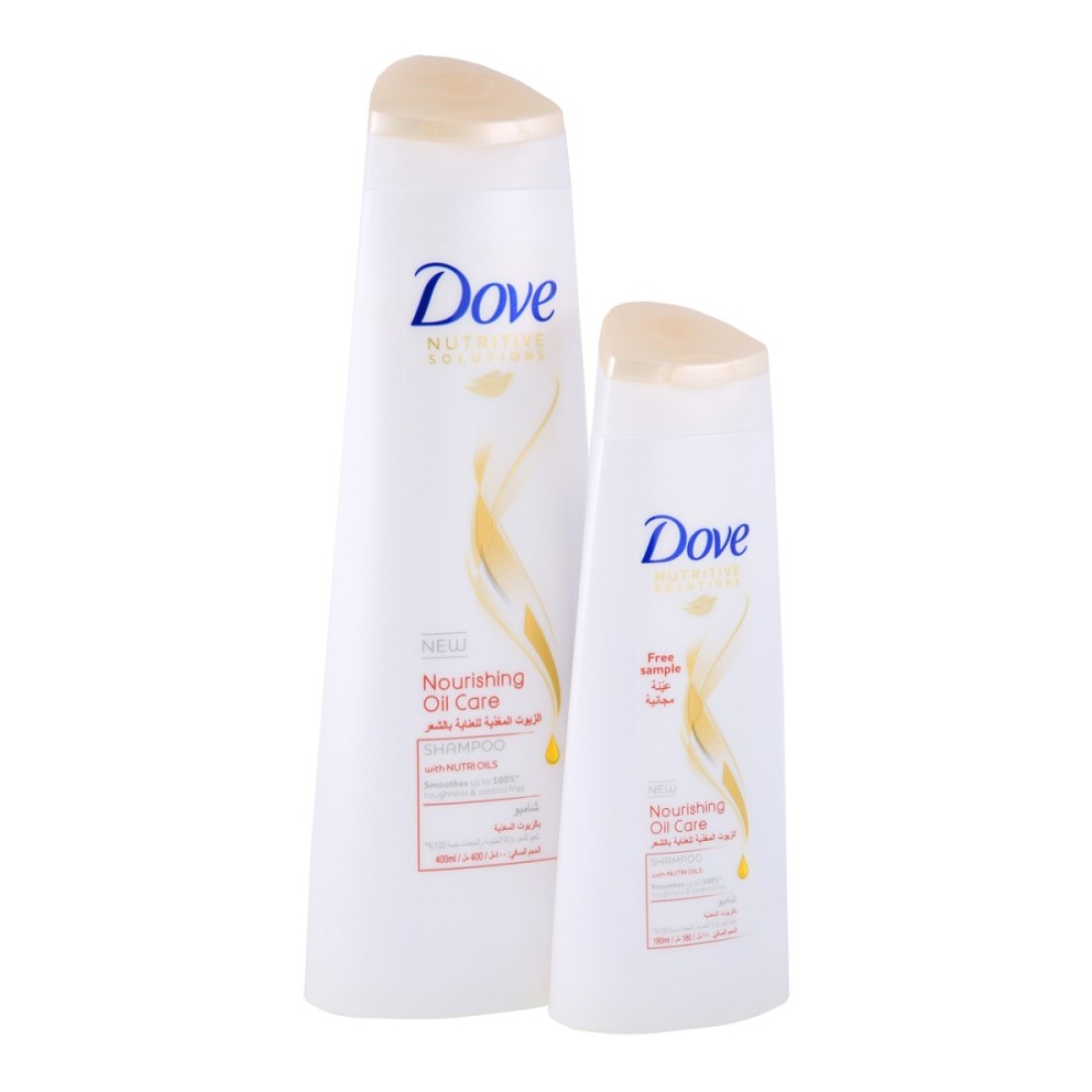 DOVE SHAMPOO NUTRI OIL 400GM 180ML