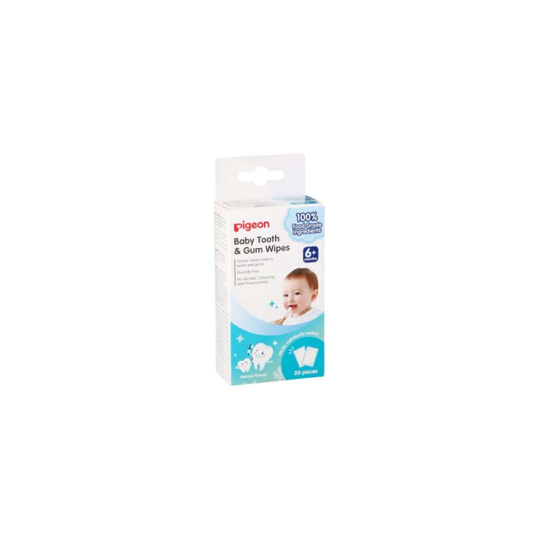 PIGEON BABY TOOTH & GUM WIPES 20s