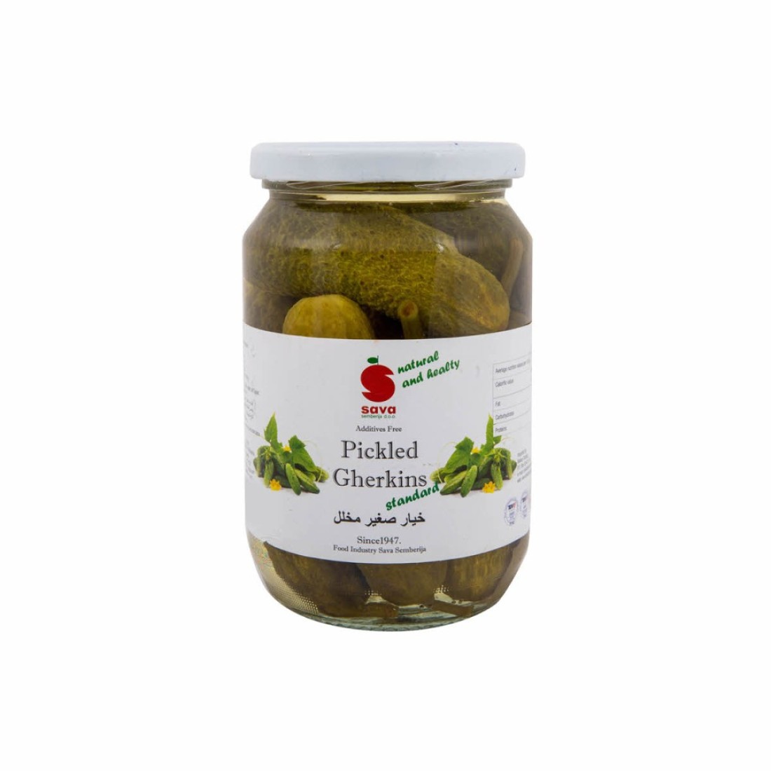 SAVA GHERKINS STANDARD 720GM