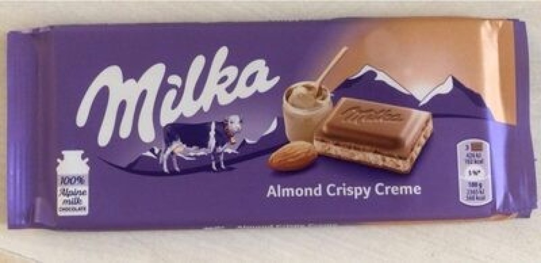 Milka اللوز Crispy Cream 90g