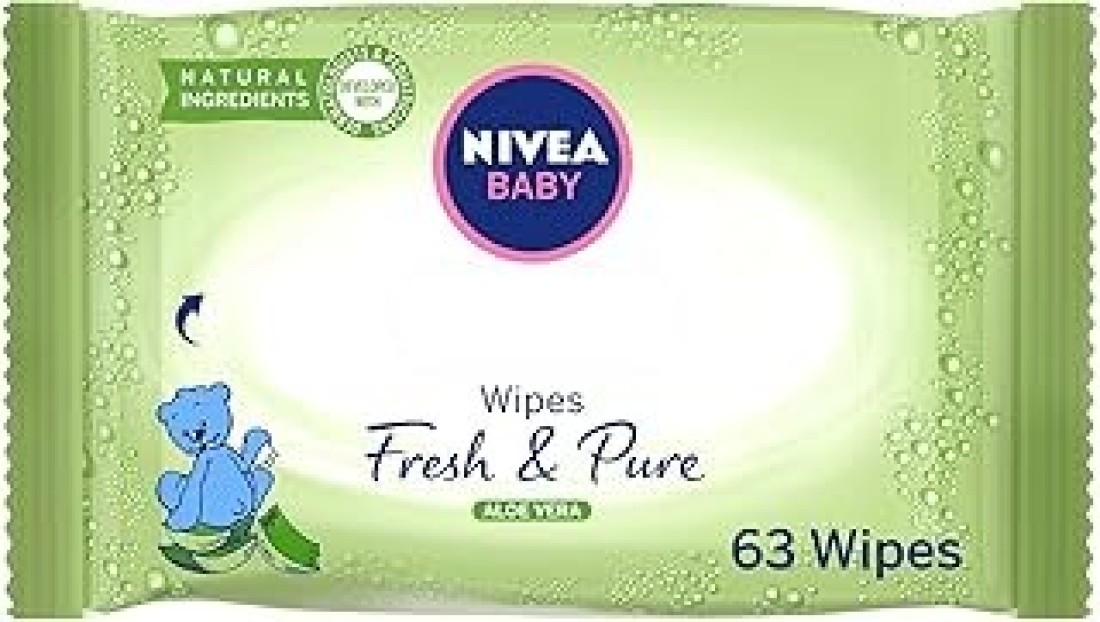 NIVEA BABY WIPES FRESH PURE 63S